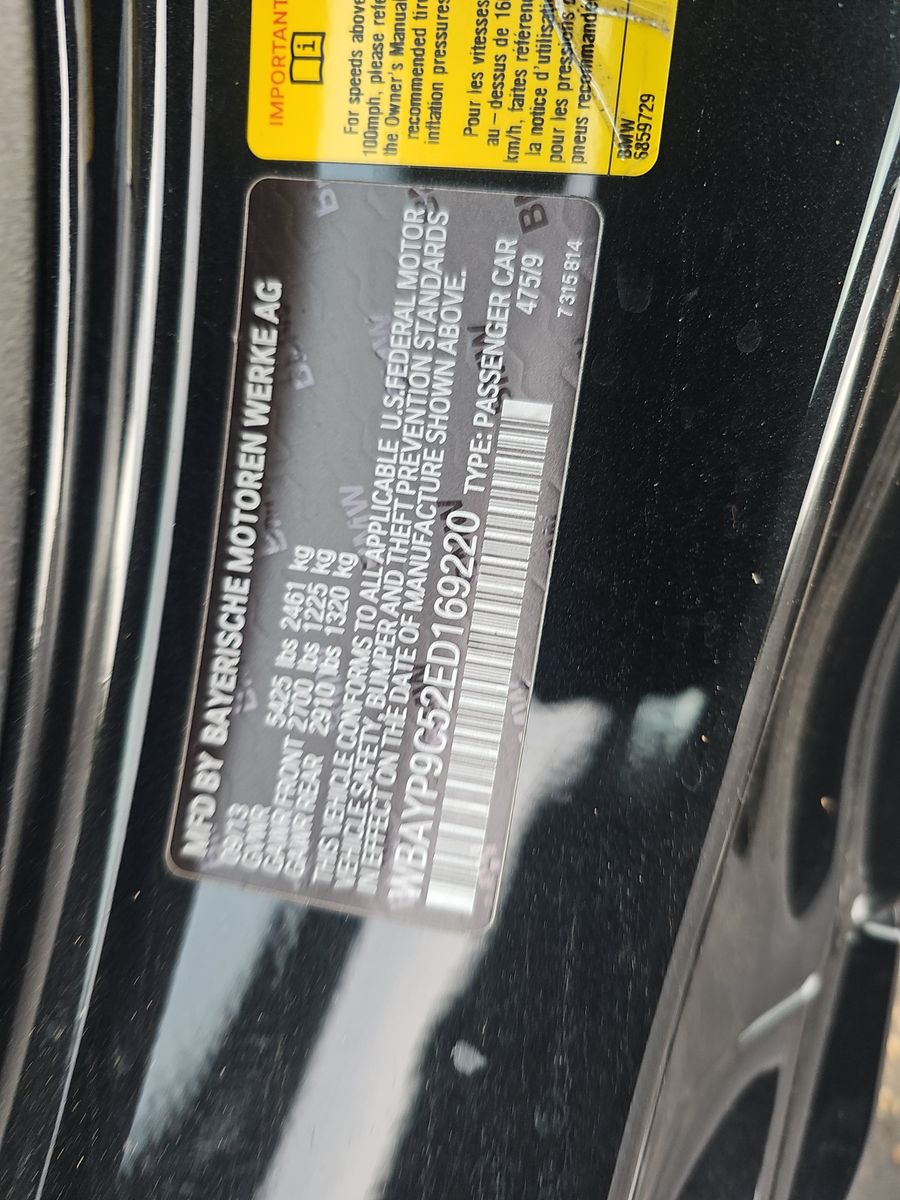 2014 BMW 6 Series 650i RWD