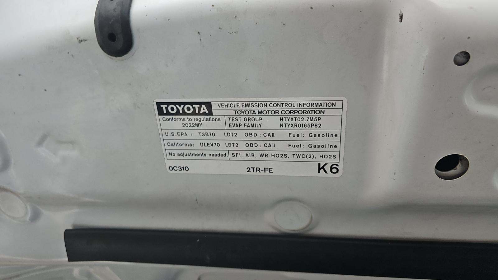 2022 Toyota Tacoma SR RWD