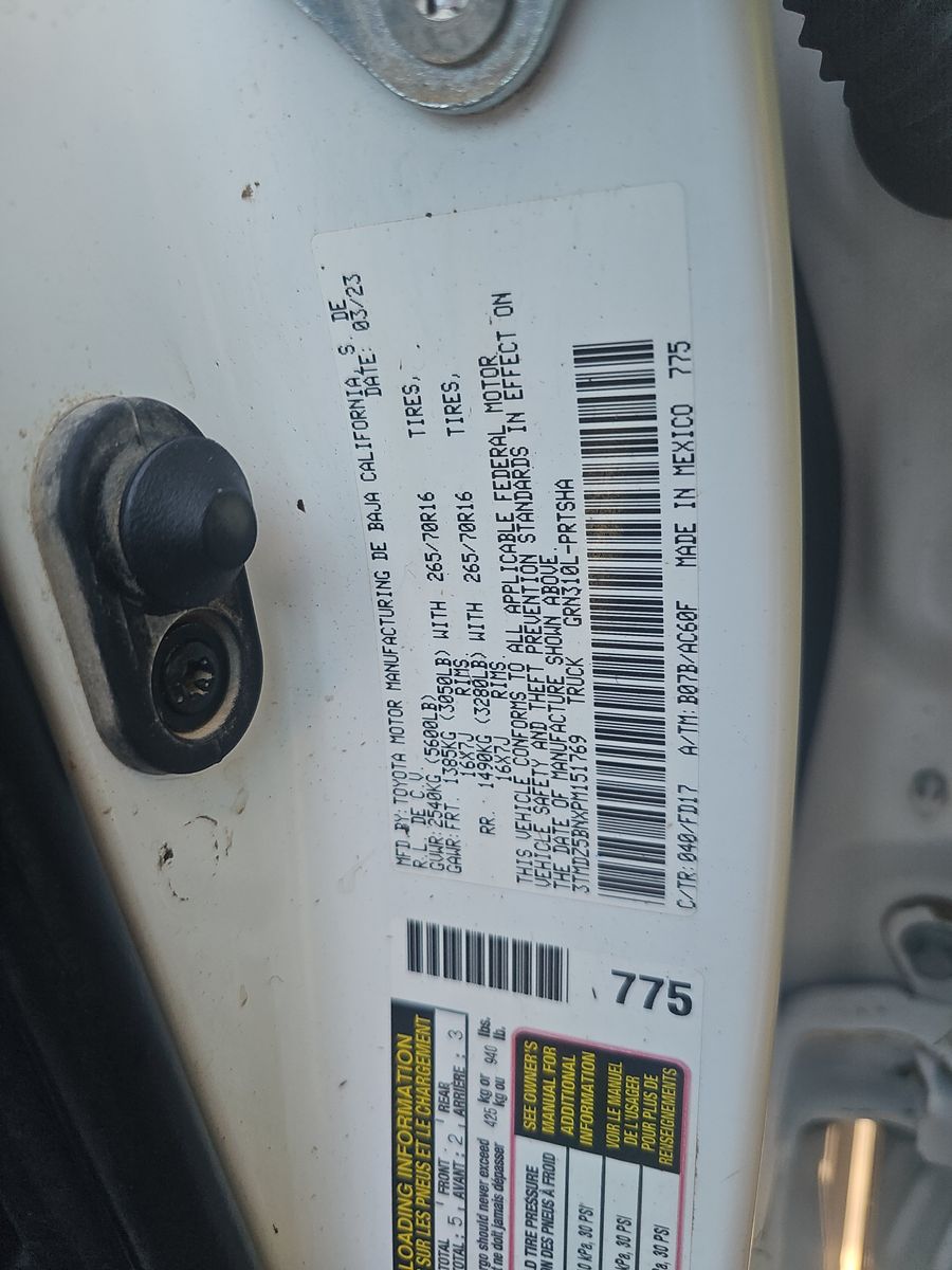 2023 Toyota Tacoma TRD Off-Road AWD