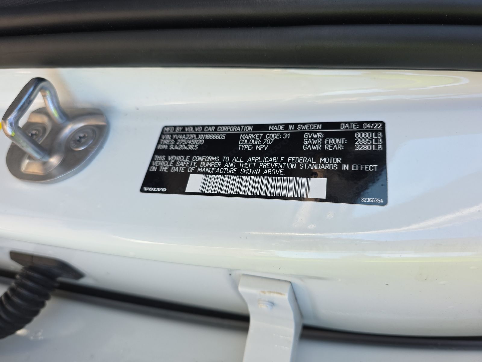 2022 Volvo XC90 T6 Inscription AWD