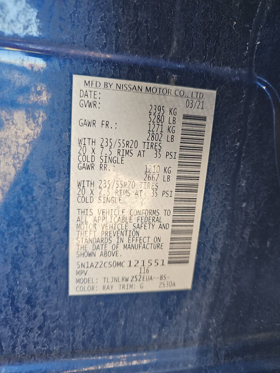 2021 Nissan Murano SL AWD