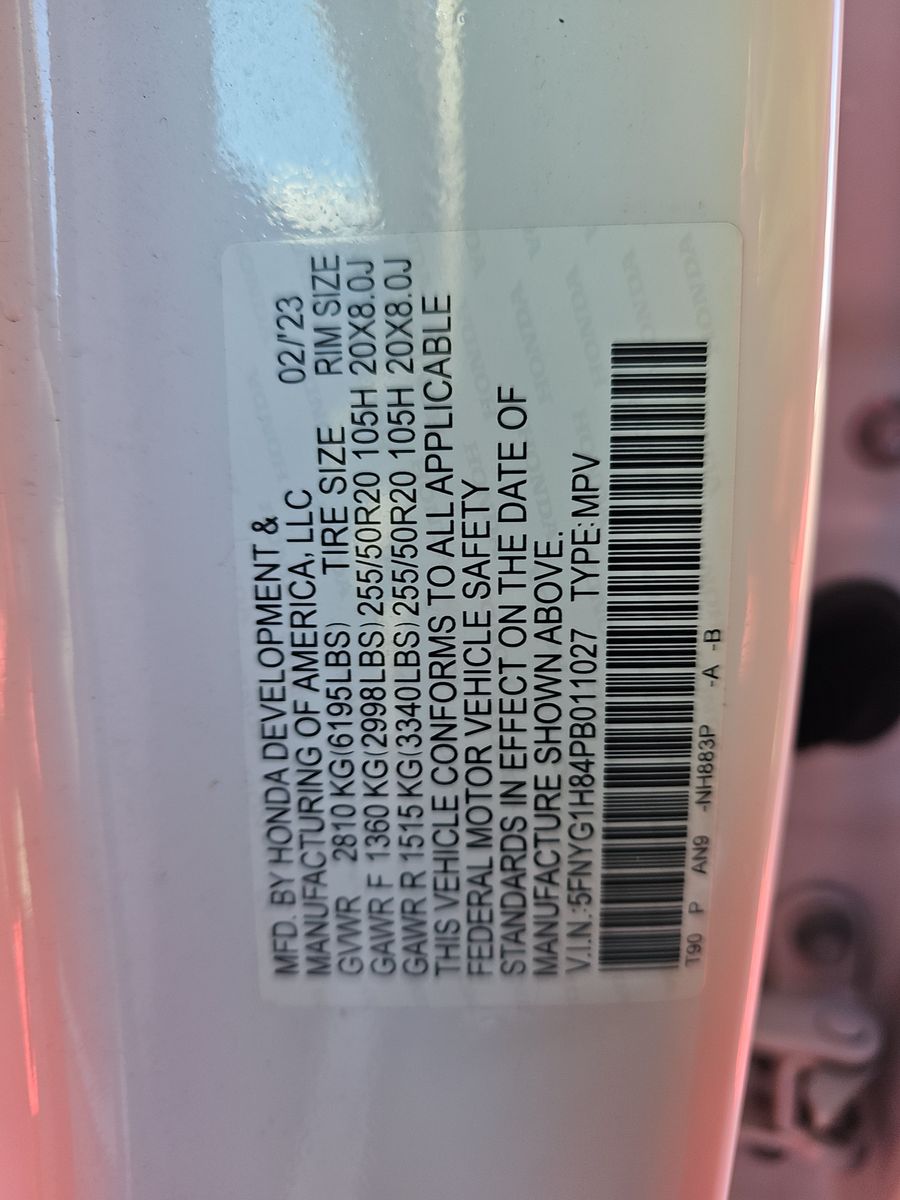 2023 Honda Pilot Elite AWD