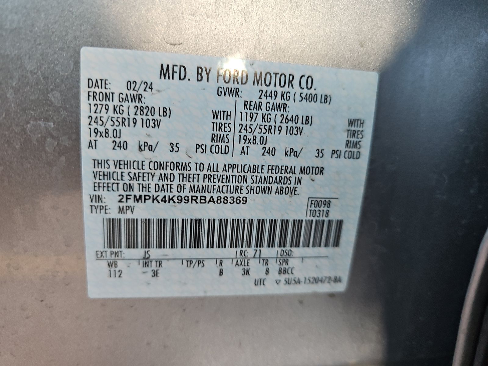 2024 Ford Edge Titanium AWD