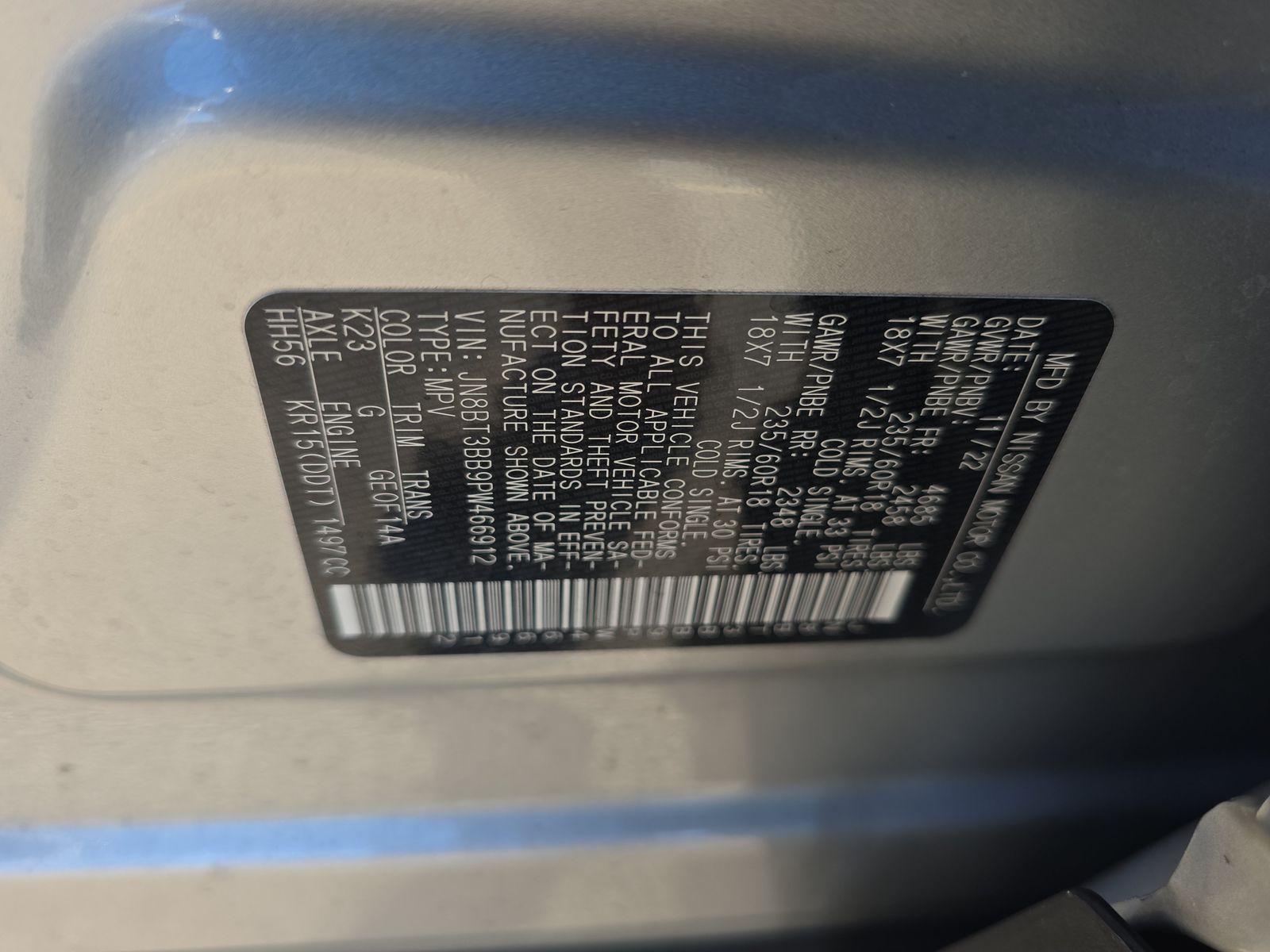 2023 Nissan Rogue SV AWD