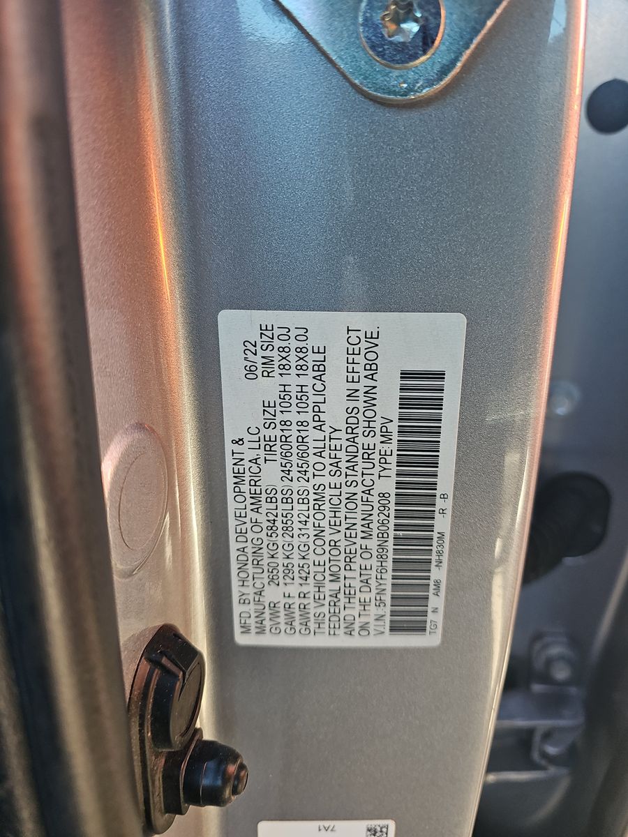 2022 Honda Pilot TrailSport AWD