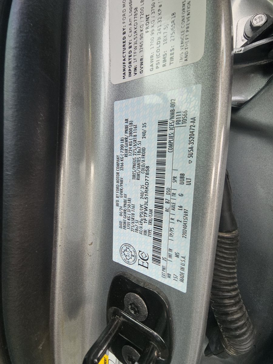 2024 Ford F-150 XLT AWD