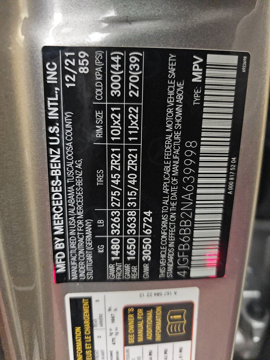 2022 Mercedes-Benz GLE AMG GLE 53 AWD