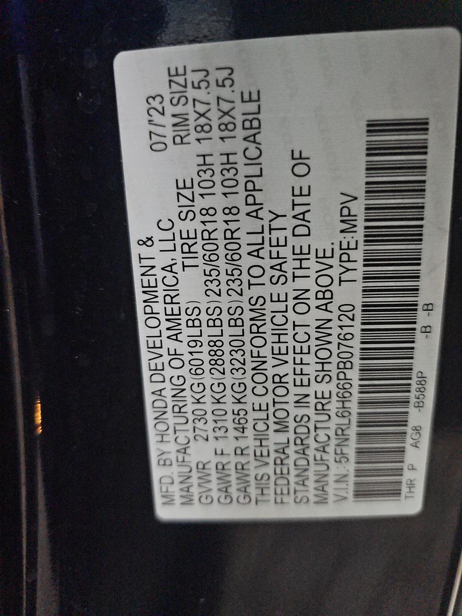 2023 Honda Odyssey EX-L FWD