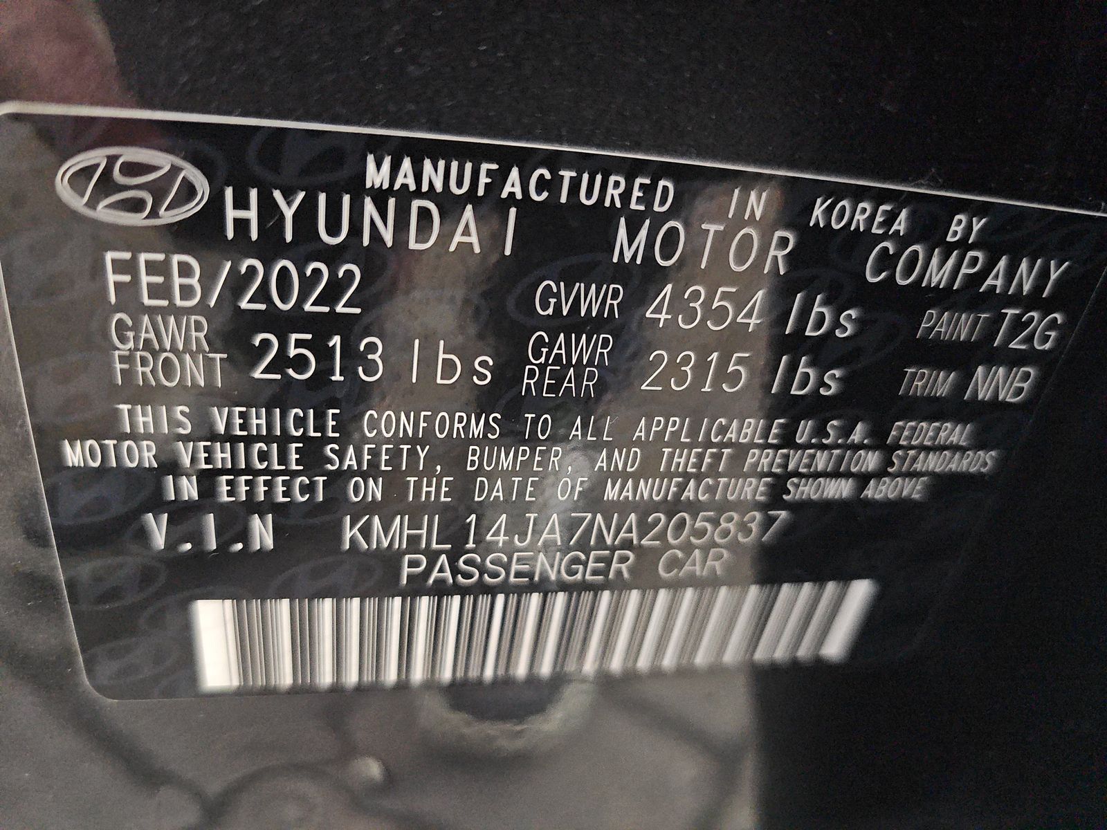 2022 Hyundai Sonata SEL FWD