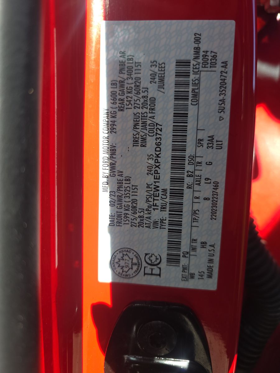 2023 Ford F-150 Lariat AWD