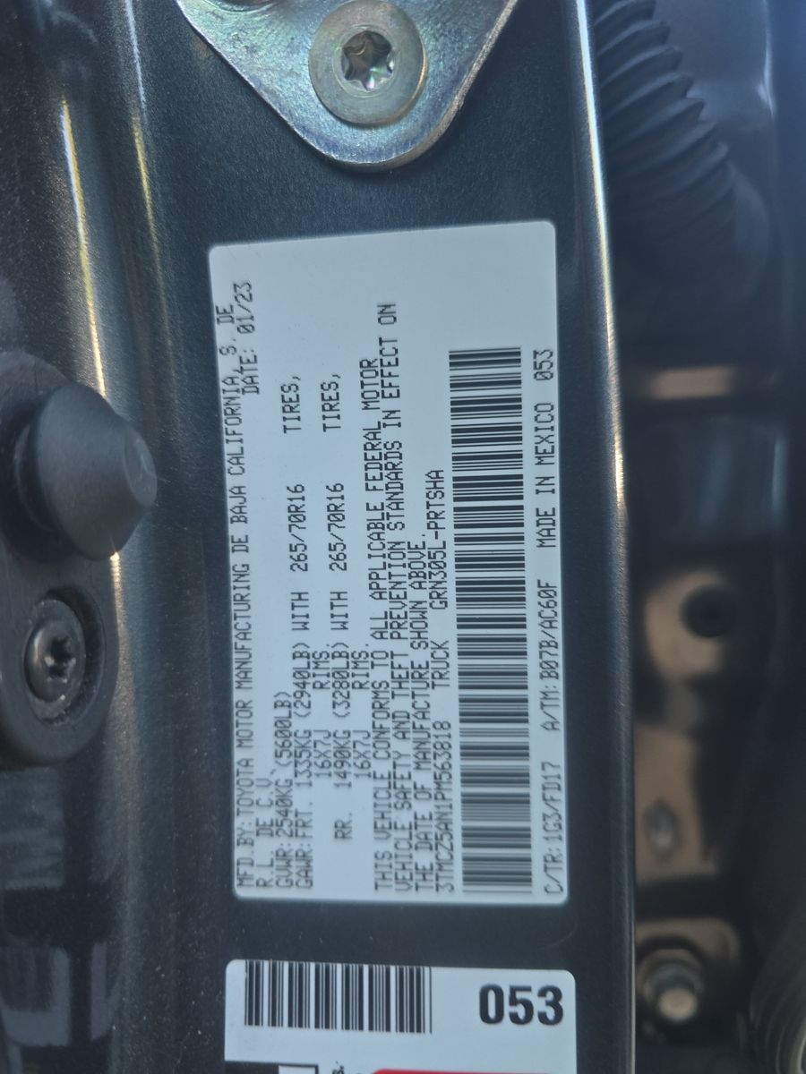 2023 Toyota Tacoma TRD Off-Road AWD