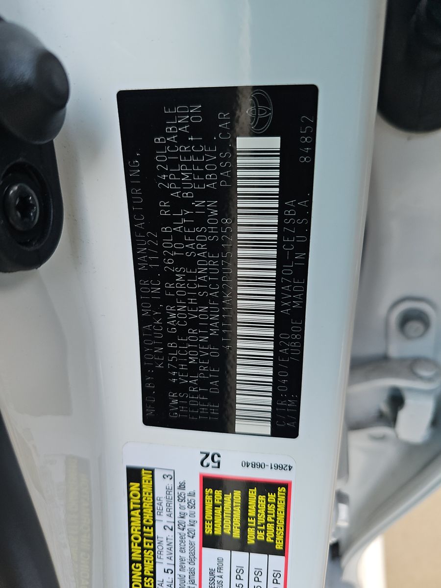 2023 Toyota Camry SE FWD