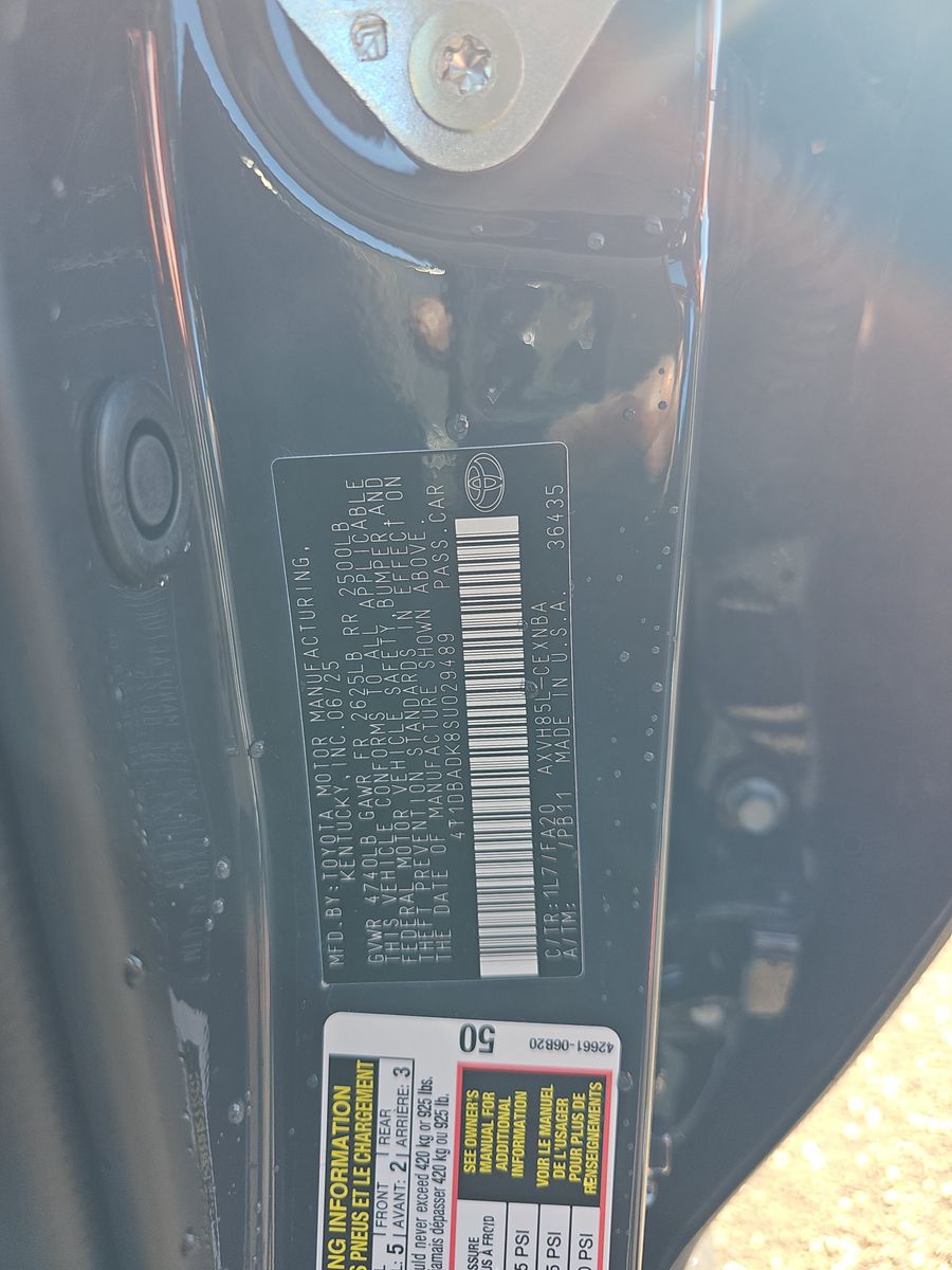 2025 Toyota Camry LE AWD