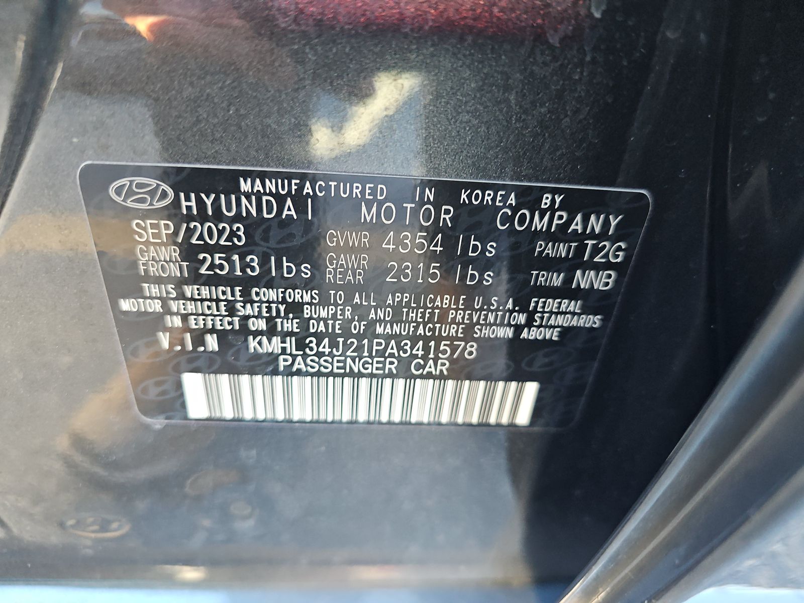 2023 Hyundai Sonata Limited FWD