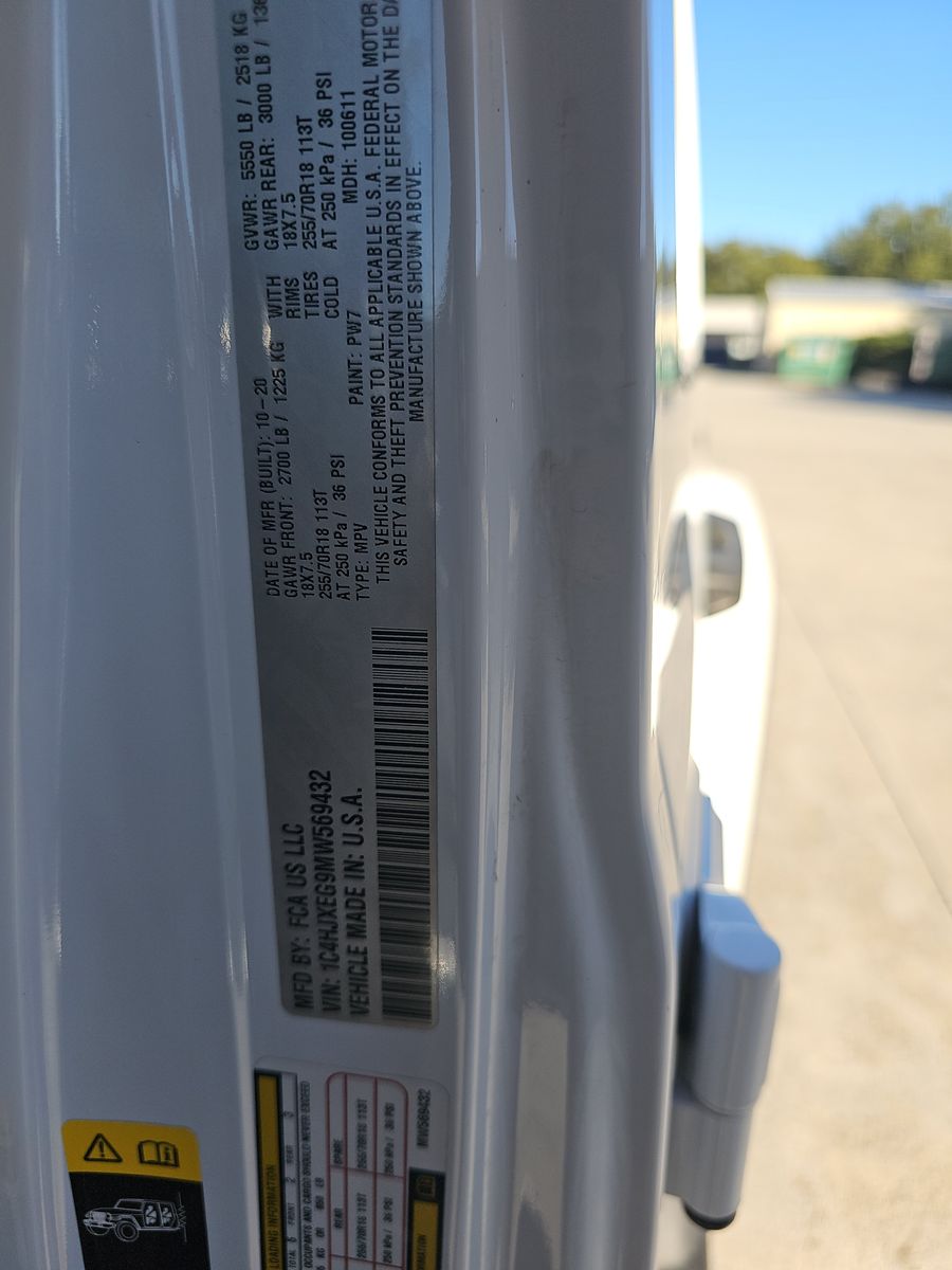 2021 Jeep Wrangler Unlimited Sahara AWD