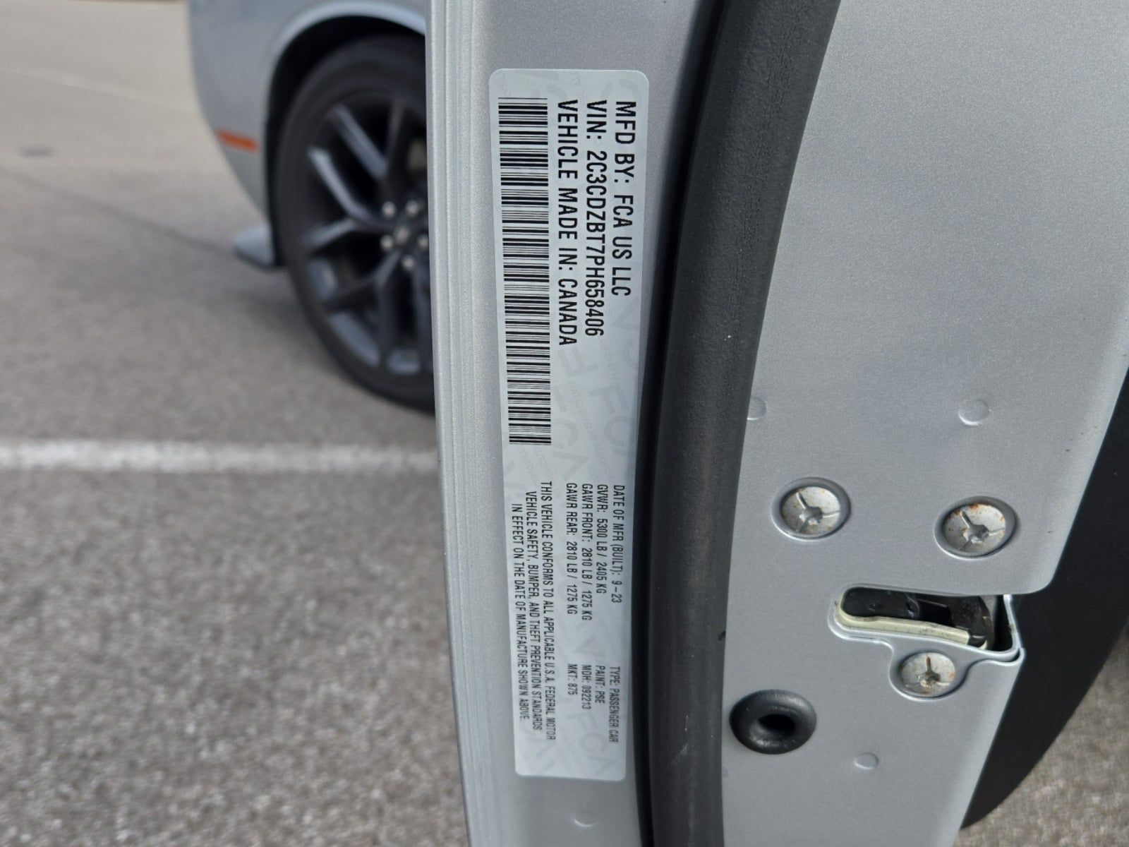 2023 Dodge Challenger R/T RWD