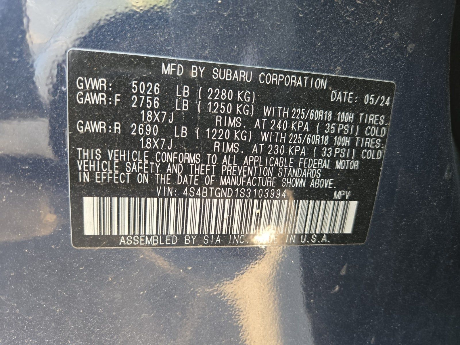 2025 Subaru Outback Limited XT AWD