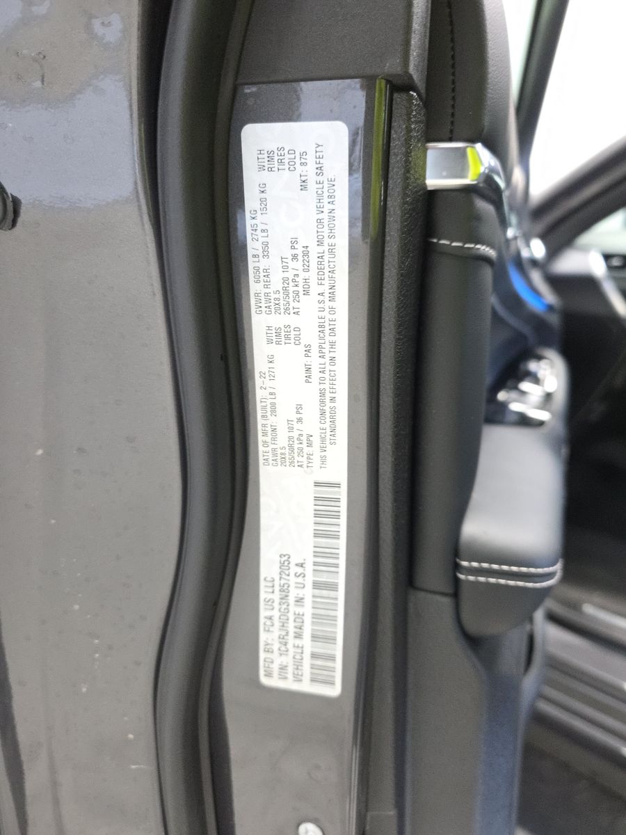 2022 Jeep Grand Cherokee Overland AWD