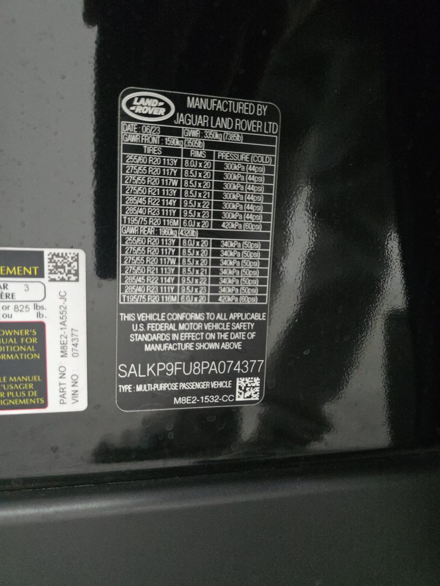 2023 Land Rover Range Rover SE AWD