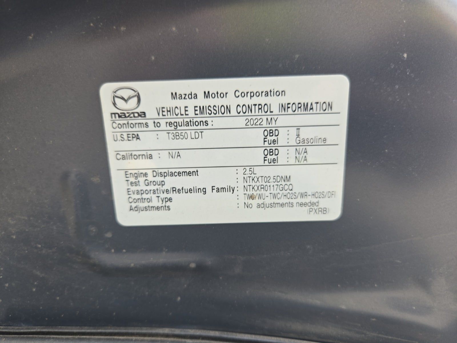 2022 MAZDA CX-5 2.5 S Carbon Edition AWD