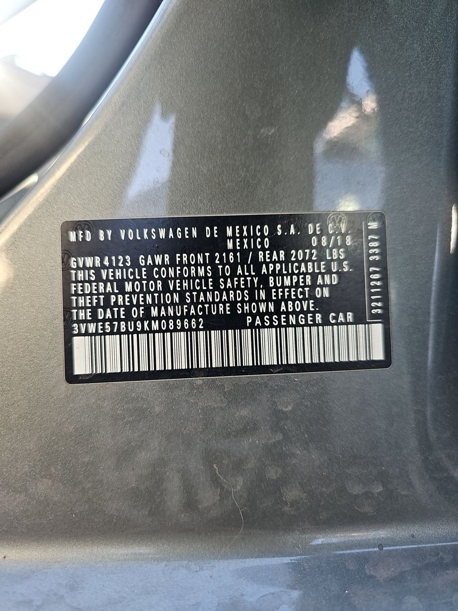 2019 Volkswagen Jetta 1.4T SEL FWD