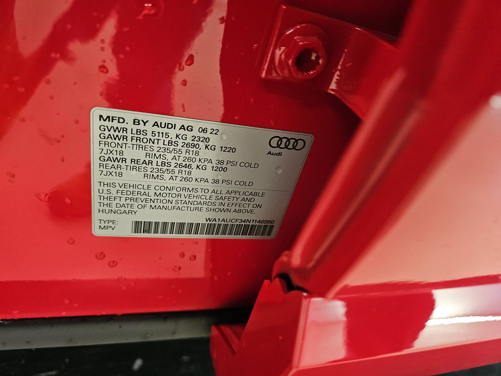 2022 Audi Q3 2.0T Premium AWD