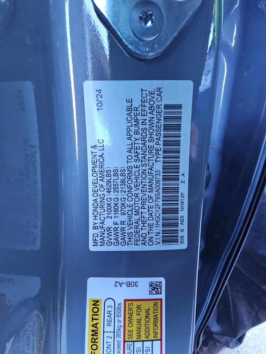 2025 Honda Accord Hybrid Sport-L FWD