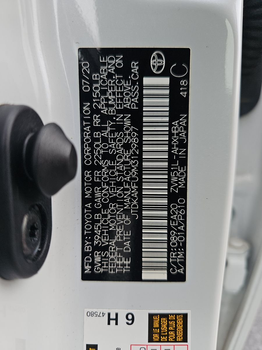 2021 Toyota Prius 20th Anniversary Edition FWD