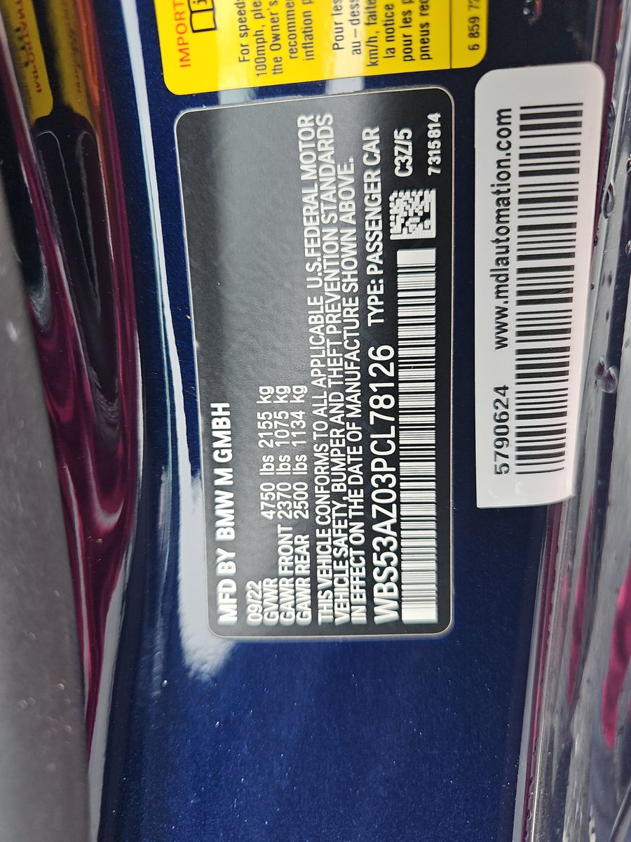 2023 BMW M4 Base RWD