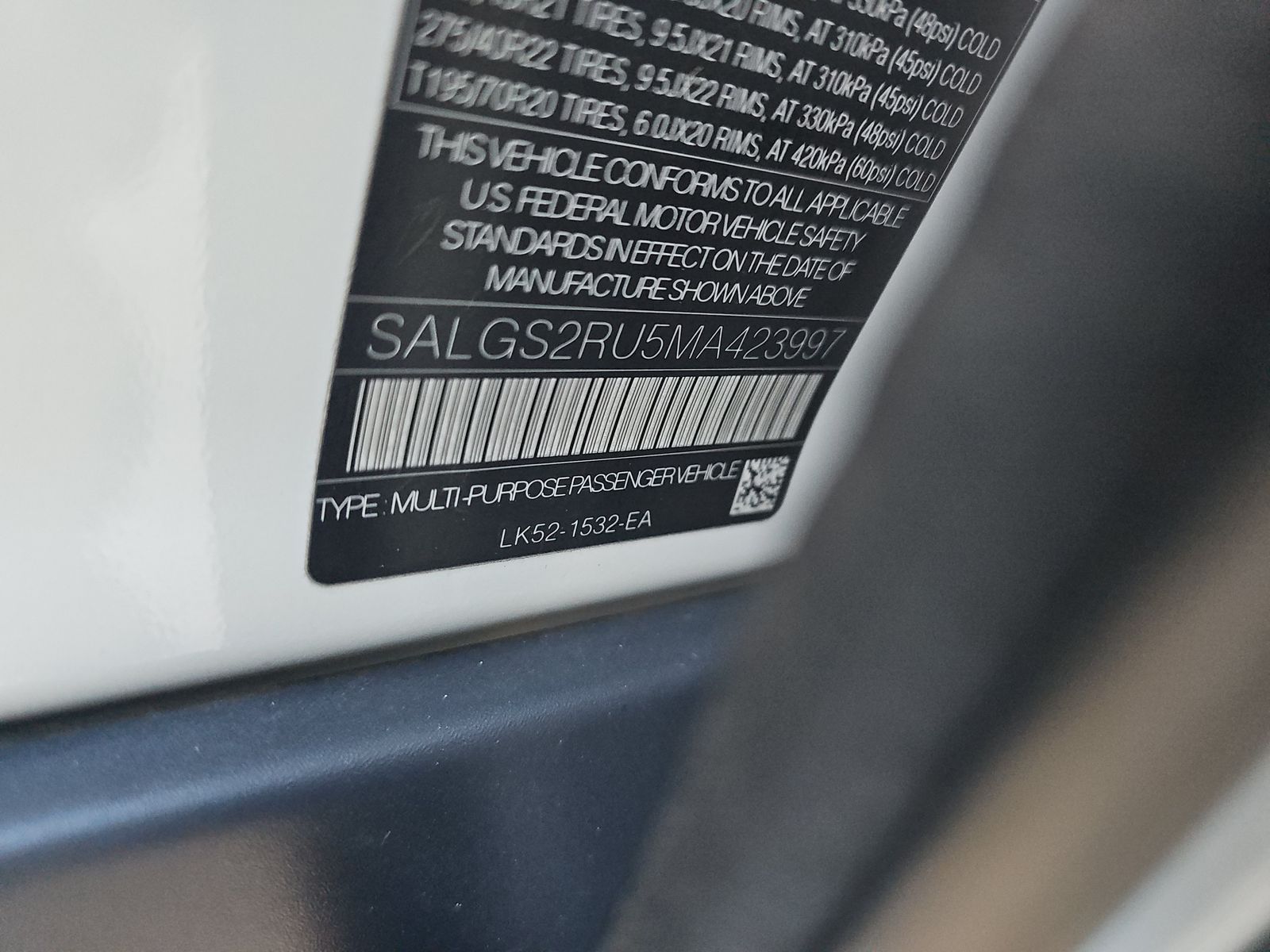 2021 Land Rover Range Rover Westminster AWD