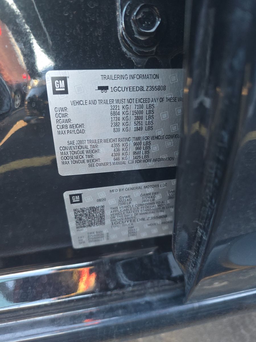 2020 Chevrolet Silverado 1500 RST AWD