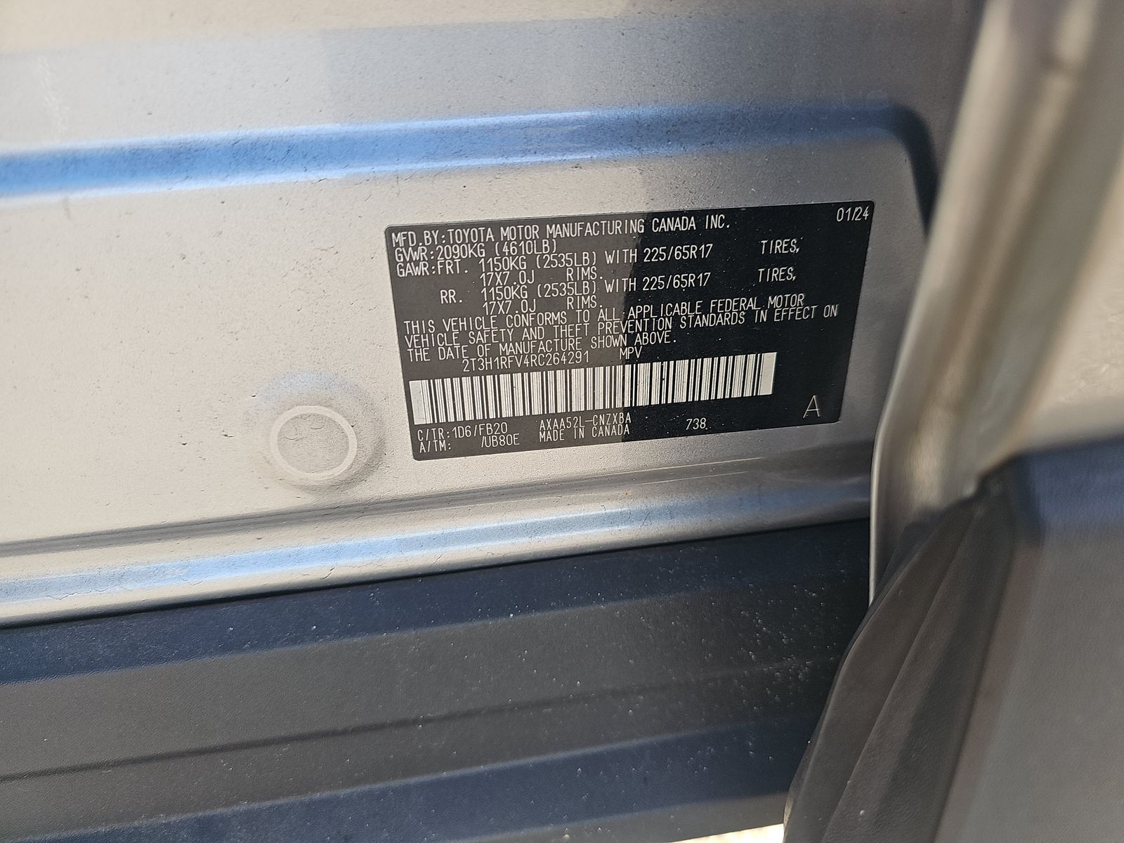 2024 Toyota RAV4 LE FWD