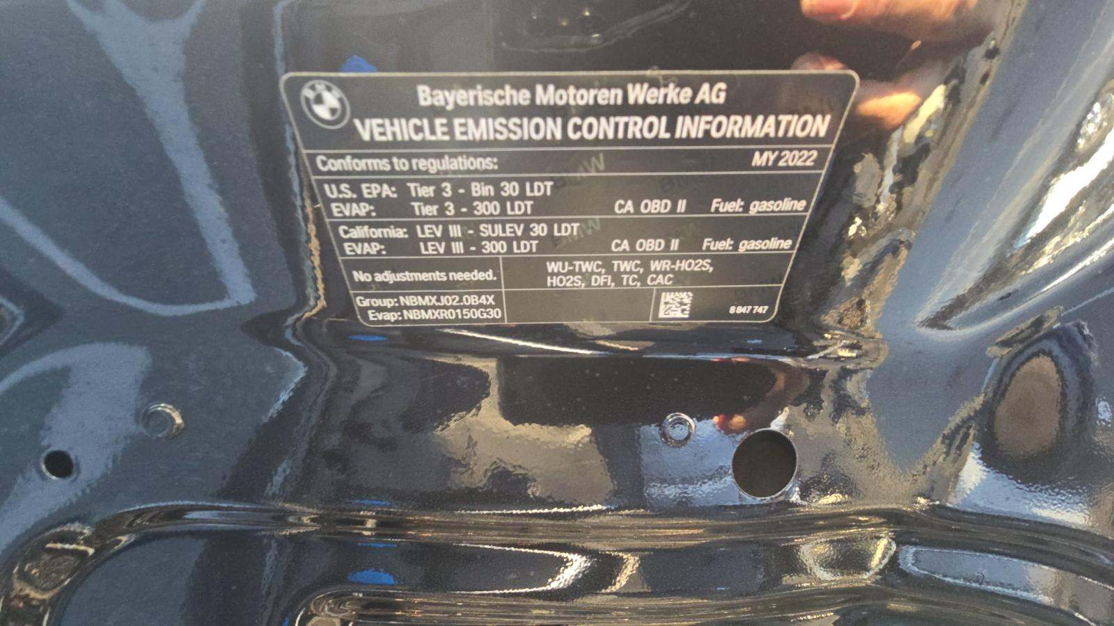 2022 BMW X3 sDrive30i RWD