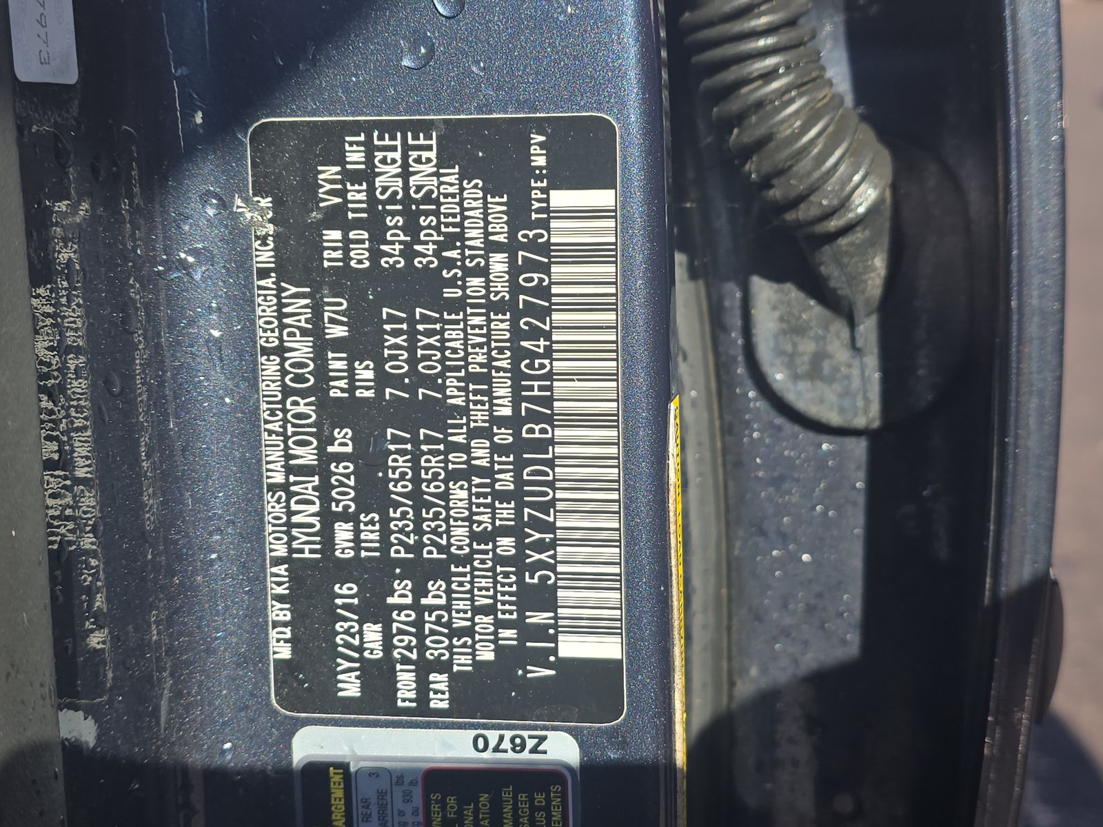 2017 Hyundai Santa Fe Sport Base AWD