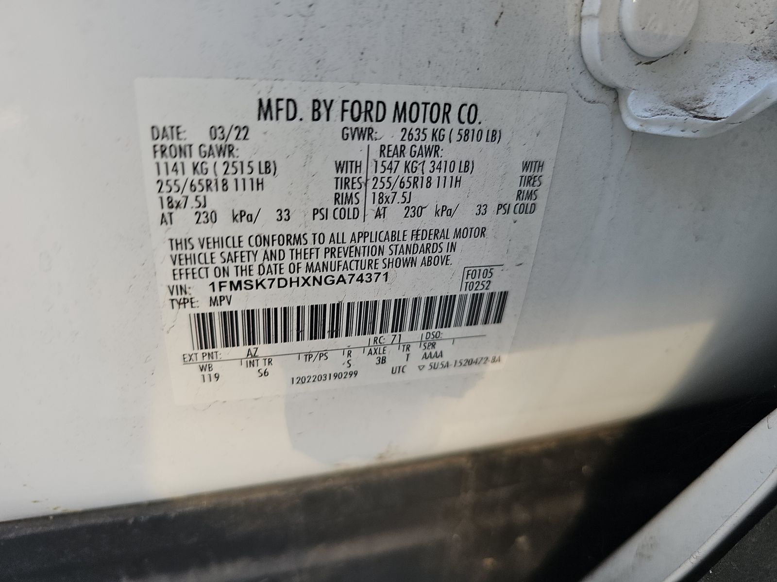 2022 Ford Explorer XLT FWD