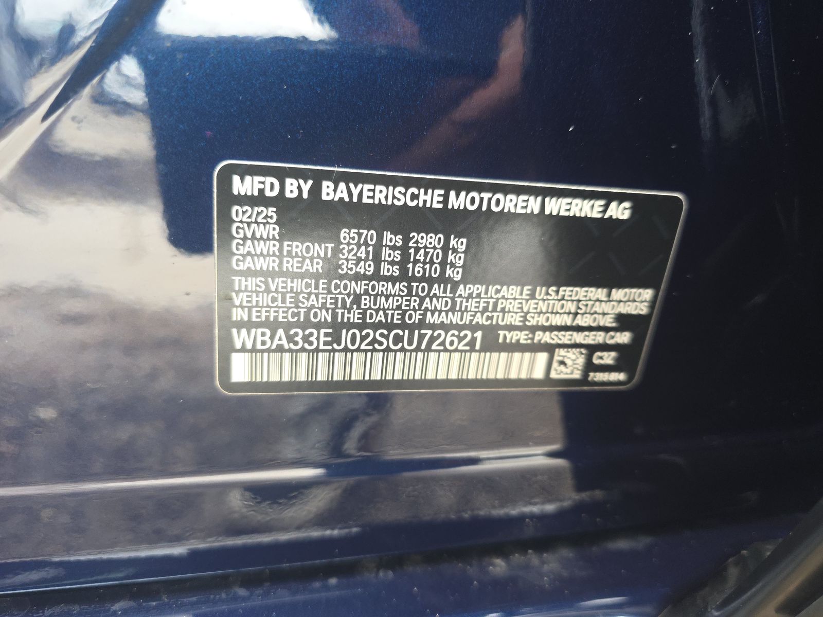 2025 BMW 7 Series 760i xDrive AWD