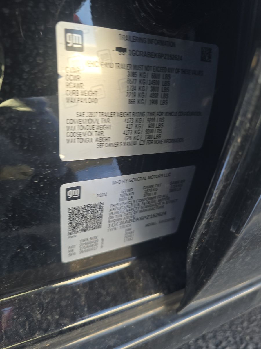 2023 Chevrolet Silverado 1500 Custom RWD