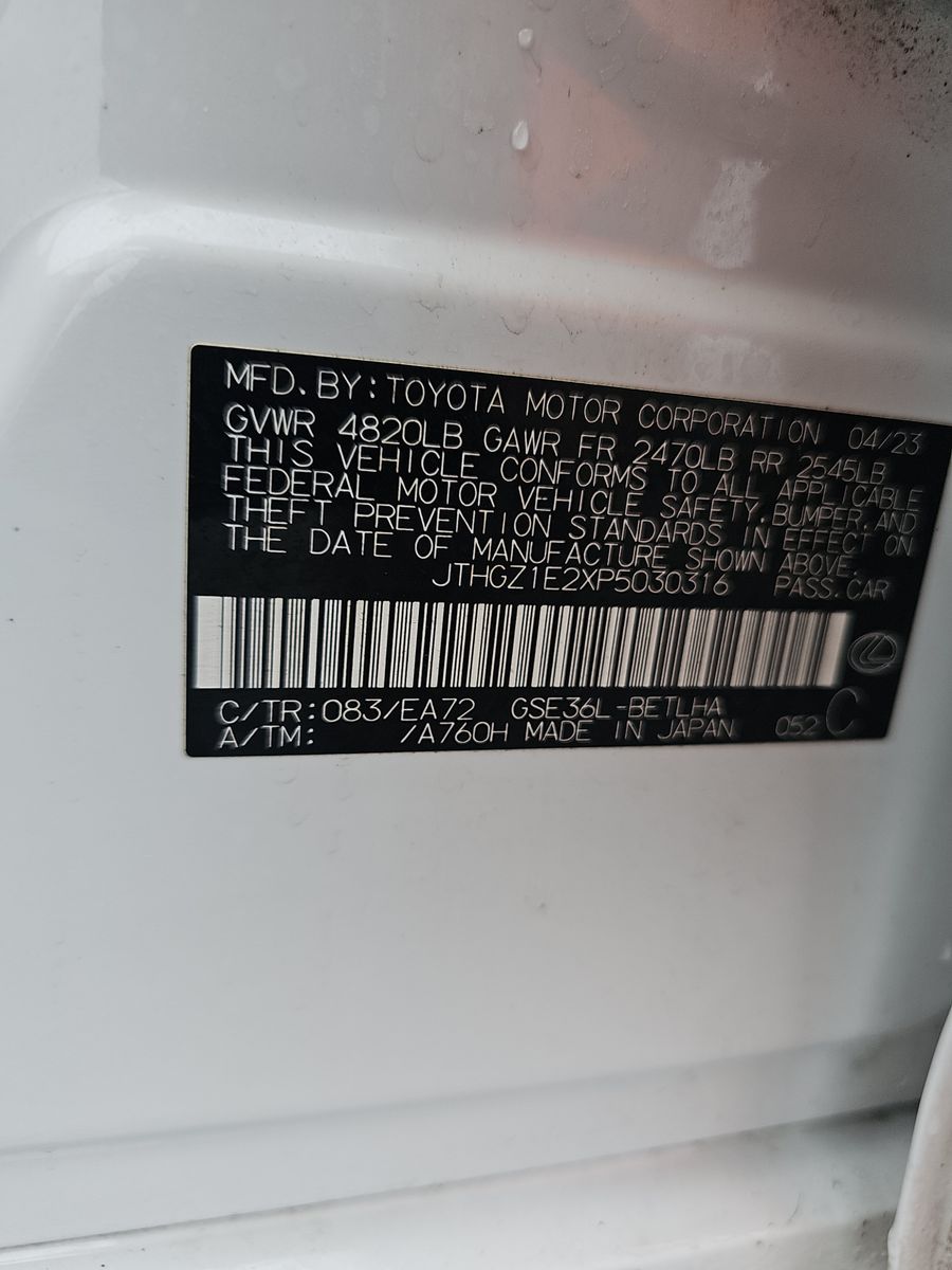 2023 Lexus IS IS 350 F SPORT AWD