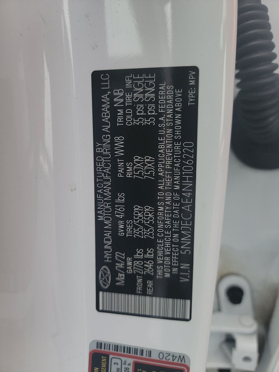 2022 Hyundai Tucson Limited AWD