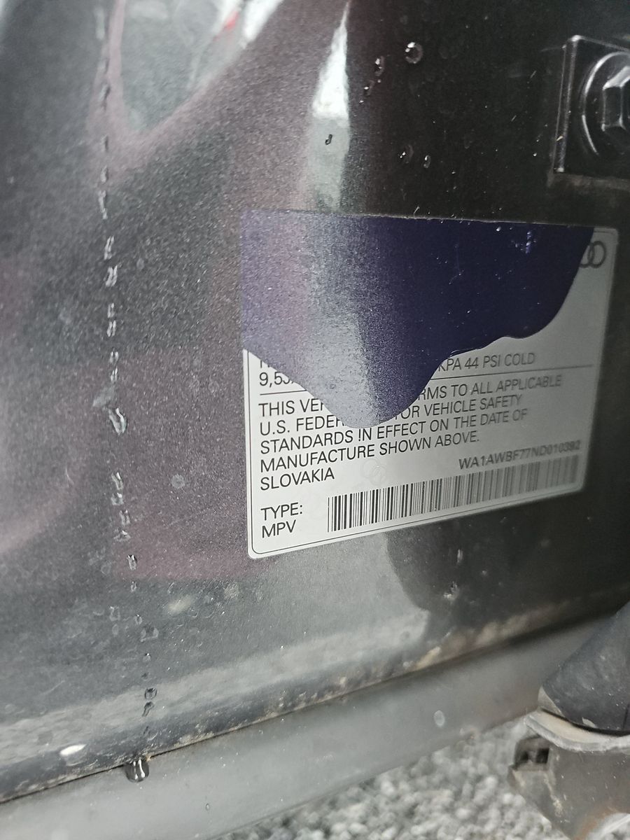 2022 Audi SQ7 Premium Plus AWD