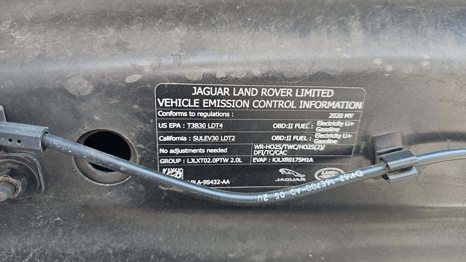 2020 Land Rover Range Rover Sport Plug-In Hybrid Autobiography AWD