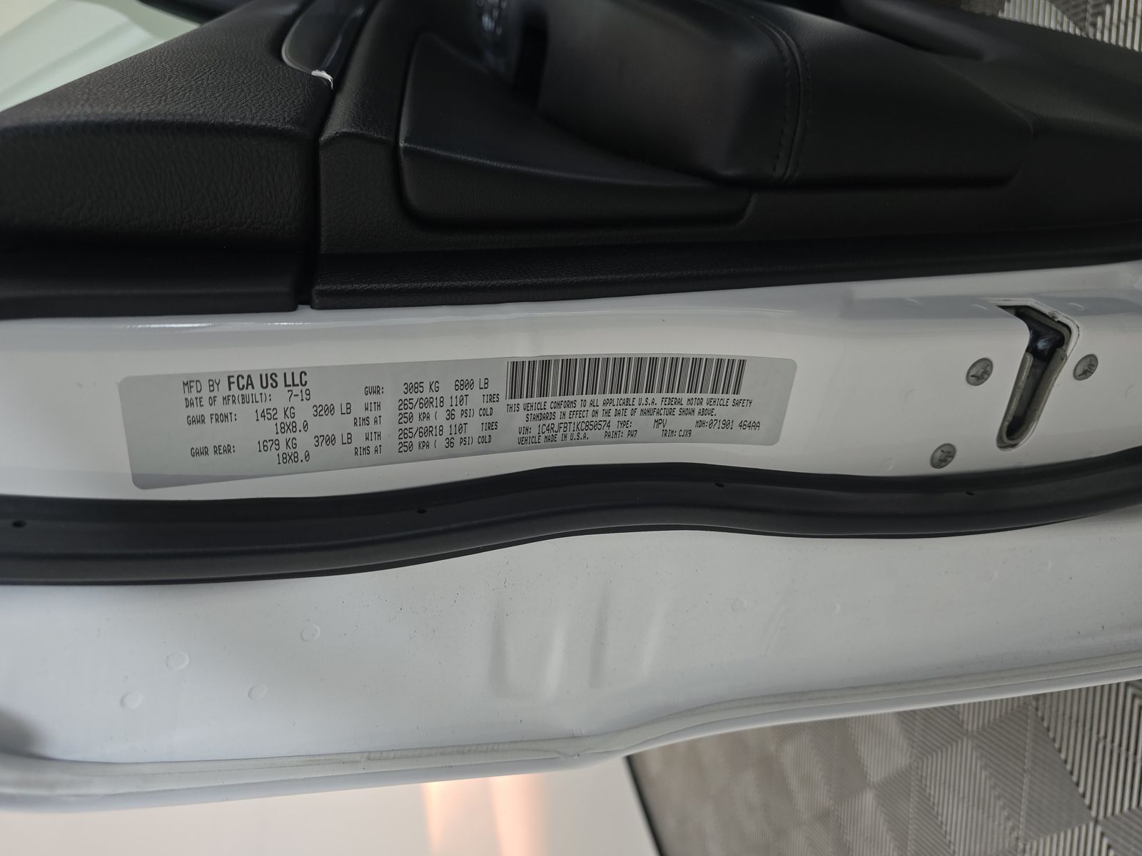 2019 Jeep Grand Cherokee Limited AWD