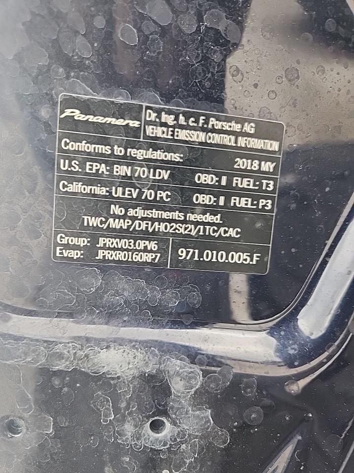 2018 Porsche Panamera 4 AWD