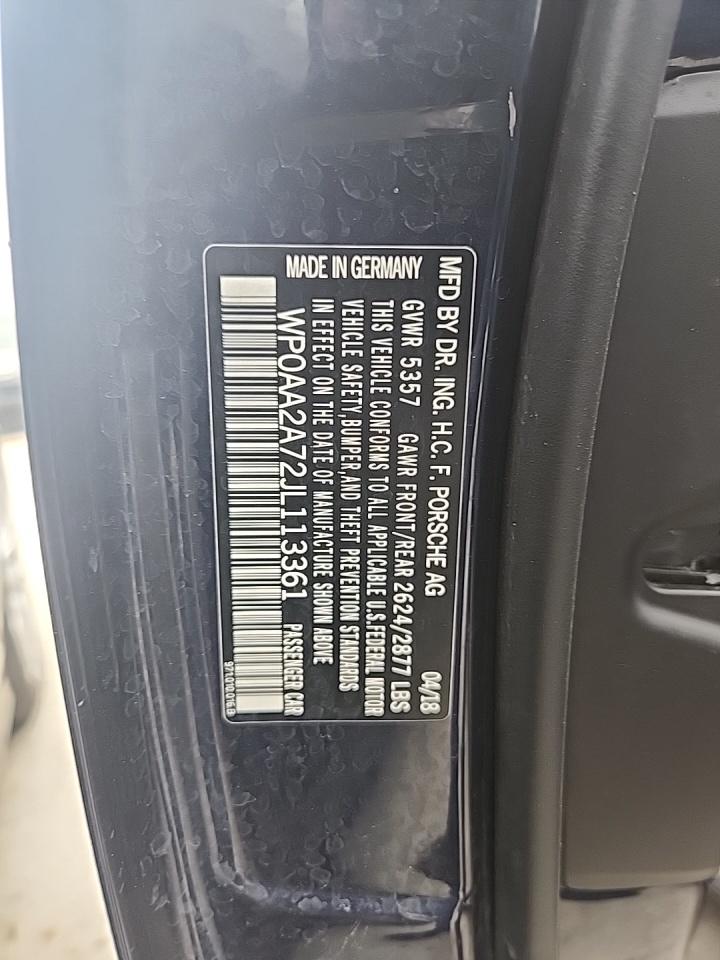 2018 Porsche Panamera 4 AWD