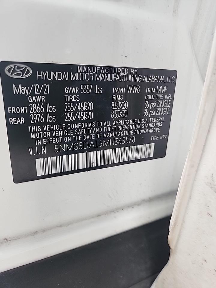 2021 Hyundai Santa Fe Calligraphy AWD