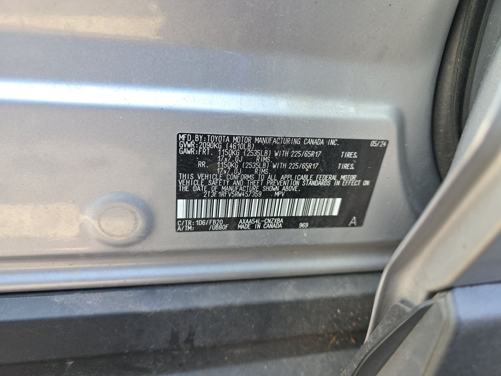 2024 Toyota RAV4 LE AWD