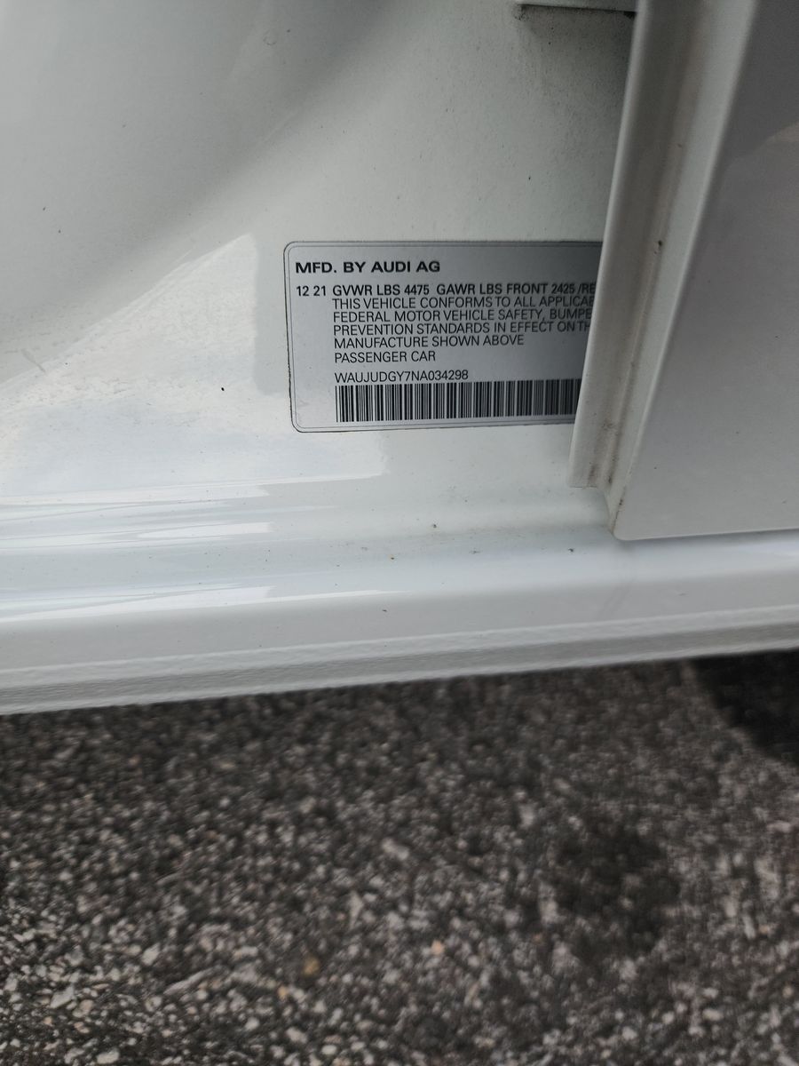 2022 Audi A3 2.0T Prestige AWD