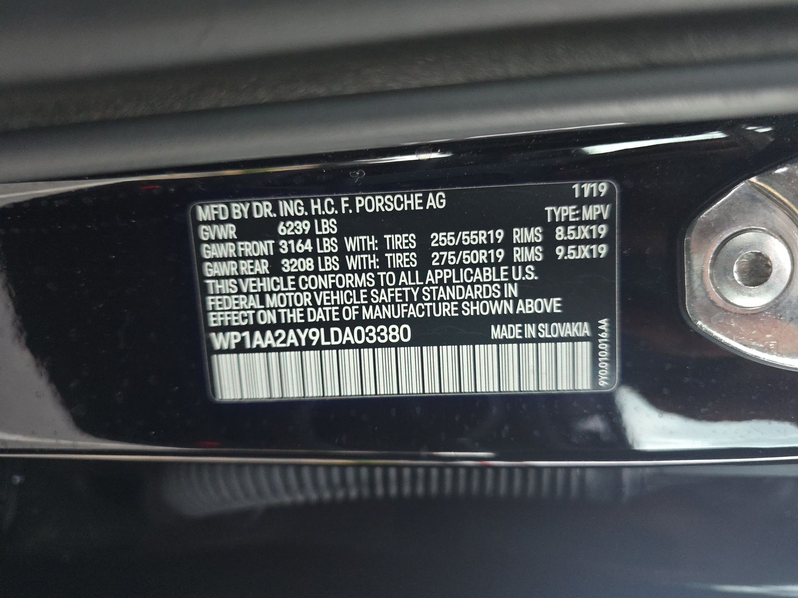 2020 Porsche Cayenne Base AWD