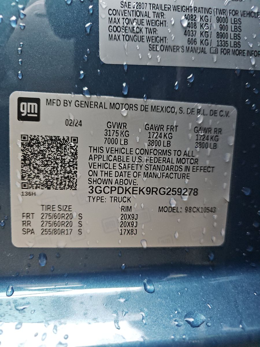 2024 Chevrolet Silverado 1500 LT AWD