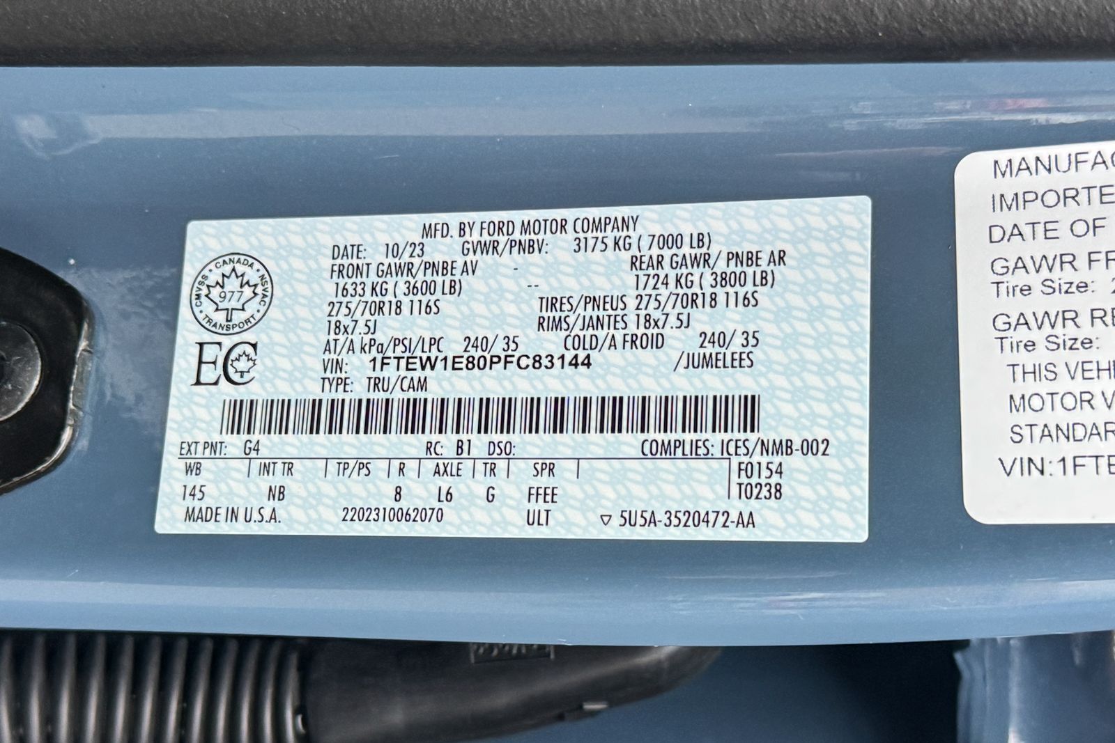 2023 Ford F-150 Tremor AWD